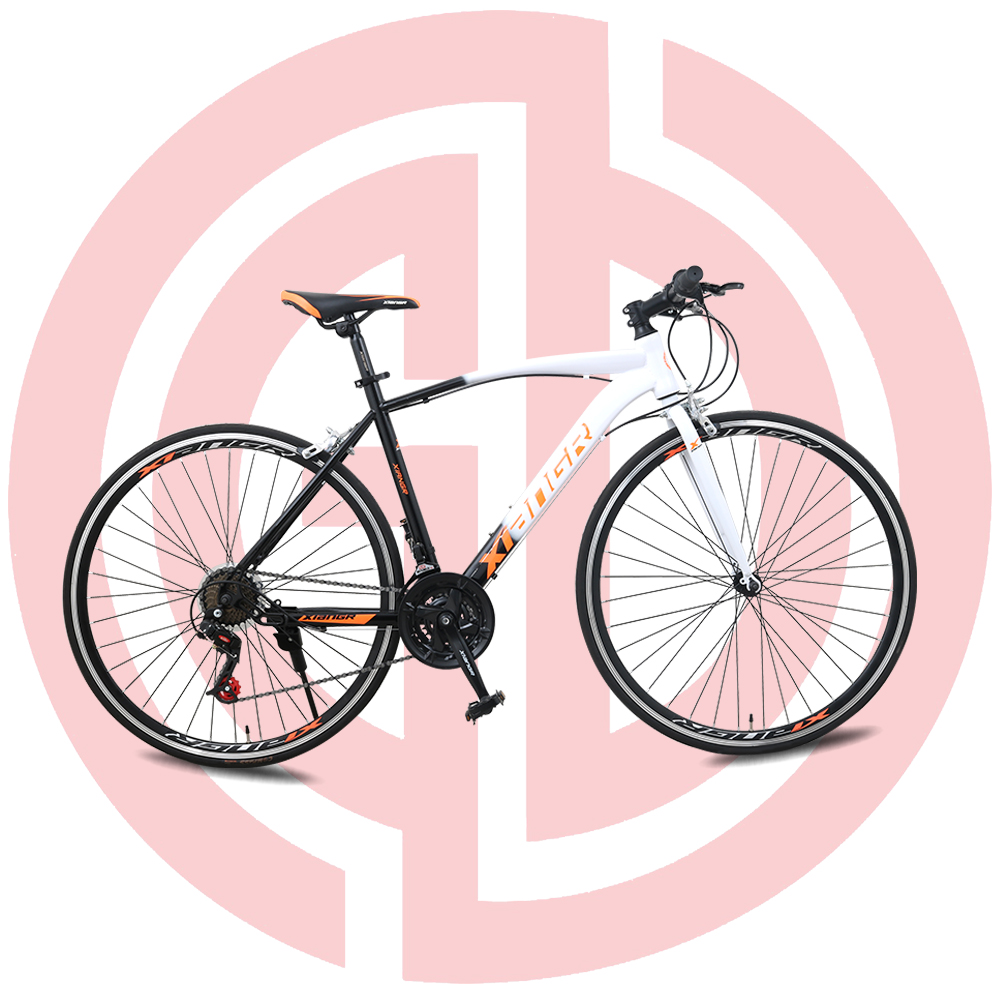 GD-RDB-002： Road bicycle, 21 speed, steel frame 700”, wheeled ,double disc brake