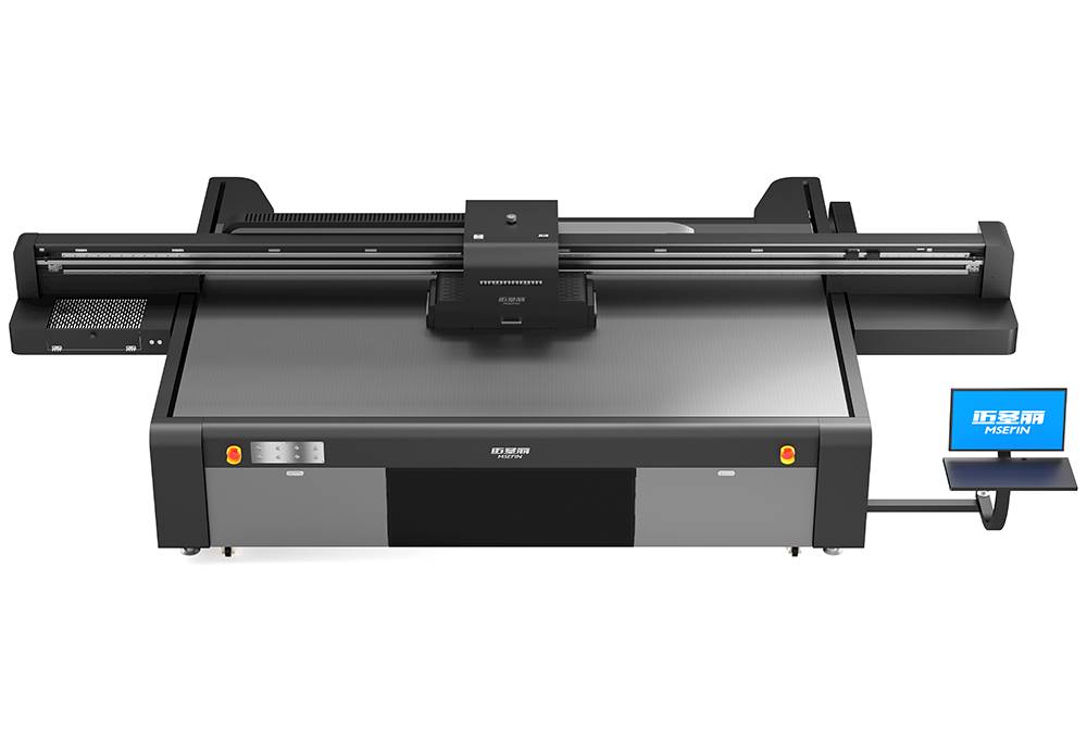 A variety of print head configuration, Ricoh, Konica. High precision automatic system. Enhanced anti-collision system. Use LED cold temperature curing technology, longer service life, lower energy consumption. Intelligent ink level alarm system.