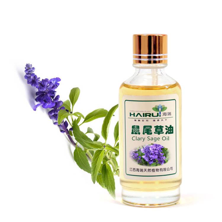 Chinese massage oil of essential clary sage oil in manufacture