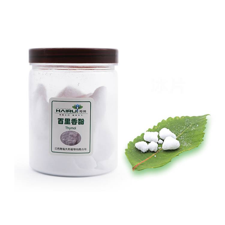 Antibacterial Factory Supply Natural Thymol Powder For Medicine and Cosmetic