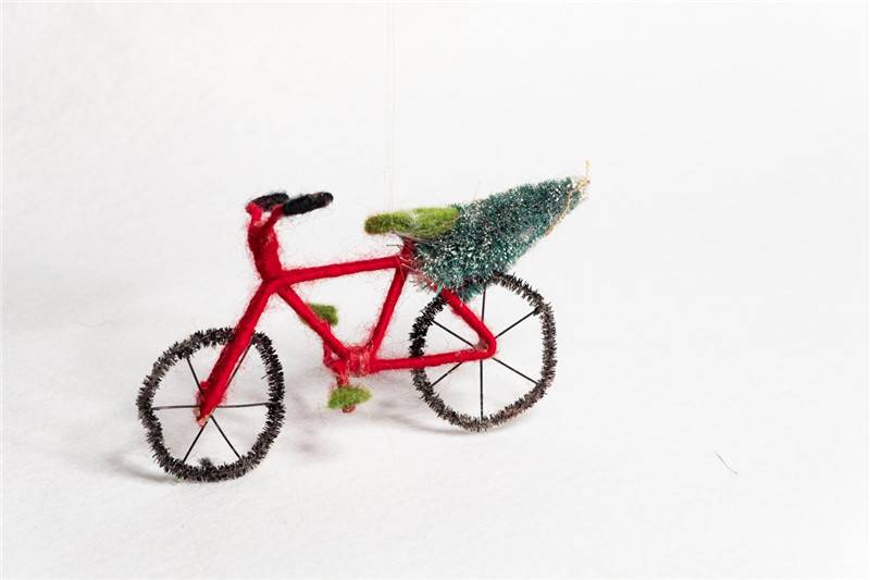 Handmade bicycle with Xmas Tree Hanging Featured Image