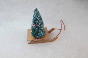 Christmas tree decoration puppies with trees decor