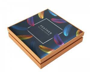 High Quality Foil UV printing relief logo hot-stamping hard box gift box for cosmetics perfume