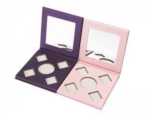 Custom Luxury Empty Magnetic Closure Cosmetic Gift Box Cardboard Paper Eye Shadow Palette Packaging