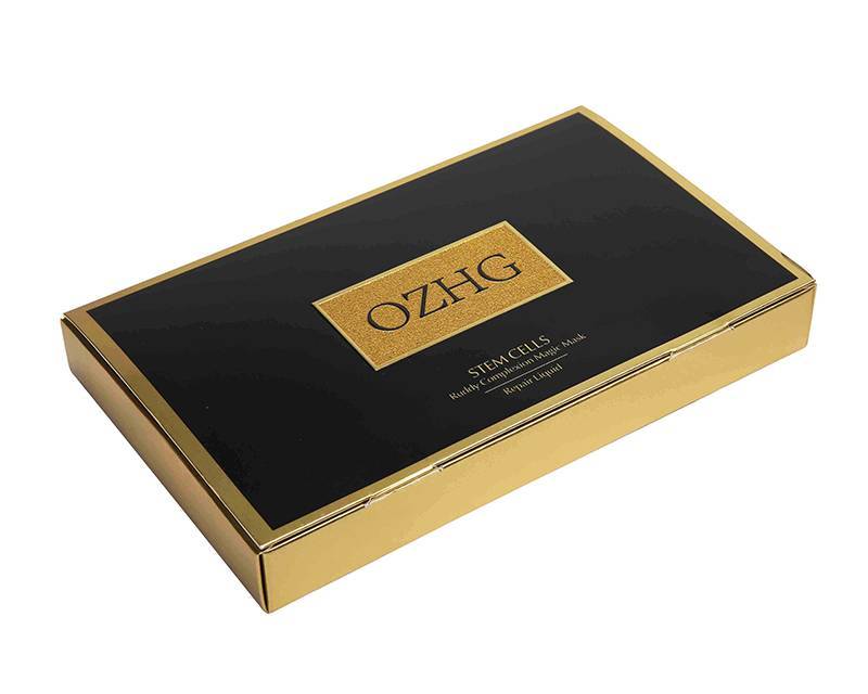 Gold Foil Paper Cardboard Box Cosmetic Box Eyelash Box Eye Shadow Box Featured Image