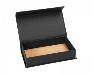 Custom Logo Printing Rigid Cardboard Paper Packaging Matte Black Luxury Gift Box with Lid For Cosmetic