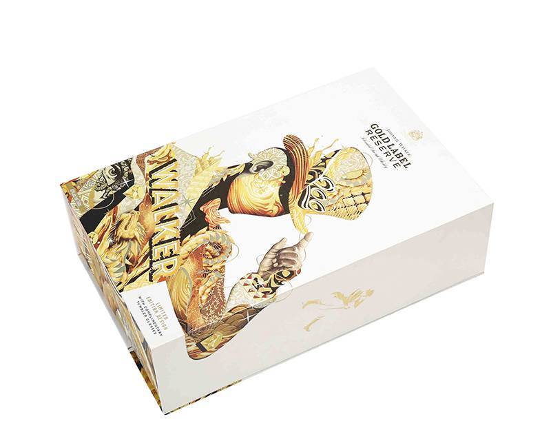Custom printed logo luxury perfume book shaped boxes gift book shape box packaging die cut sponge for Perfume Featured Image