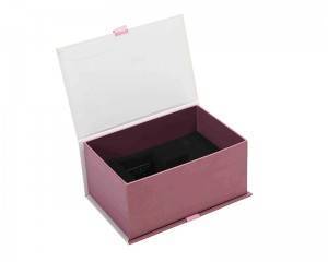 Book Shaped Perfume Box with Silk Ribbon High Quality Customized Perfume Box