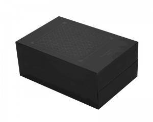 Matte Black Soft Touch Paper Box Perfume Rigid Box Hard Box Gift Box Manufacturer
