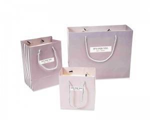Private label apperal shopping bag paper shopping bag gift packaging bag good price