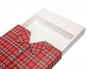 Shirt Shape Customized Cardboard Box with Paper Holder