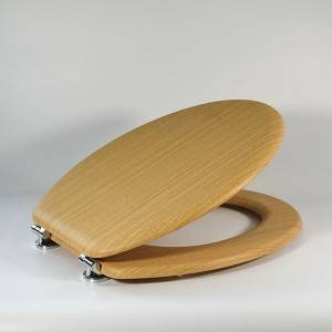 HJ-KJW026 Technology wood grain toilet seat