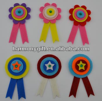 thick non-woven fabric medal for girl and boy