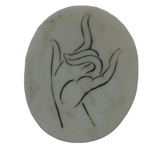 marble coaster natural stone coaster with custom engraved design