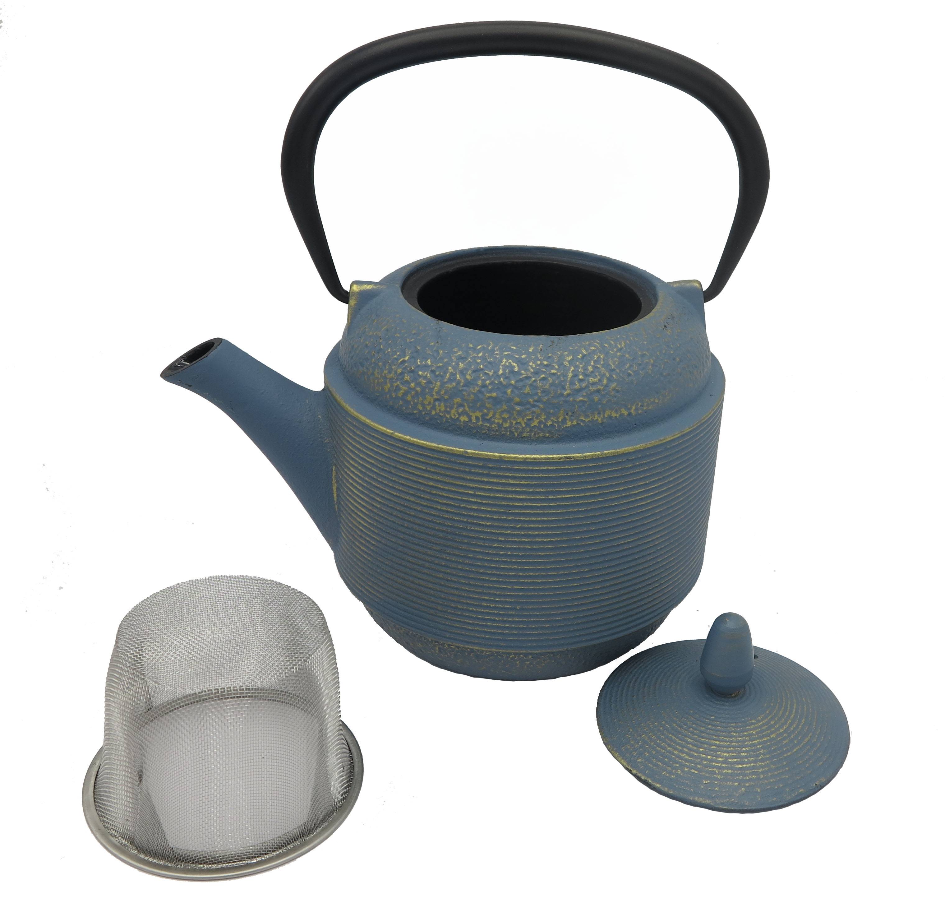 Metal Tea kettle 800ML cast iron enamel coated teapot