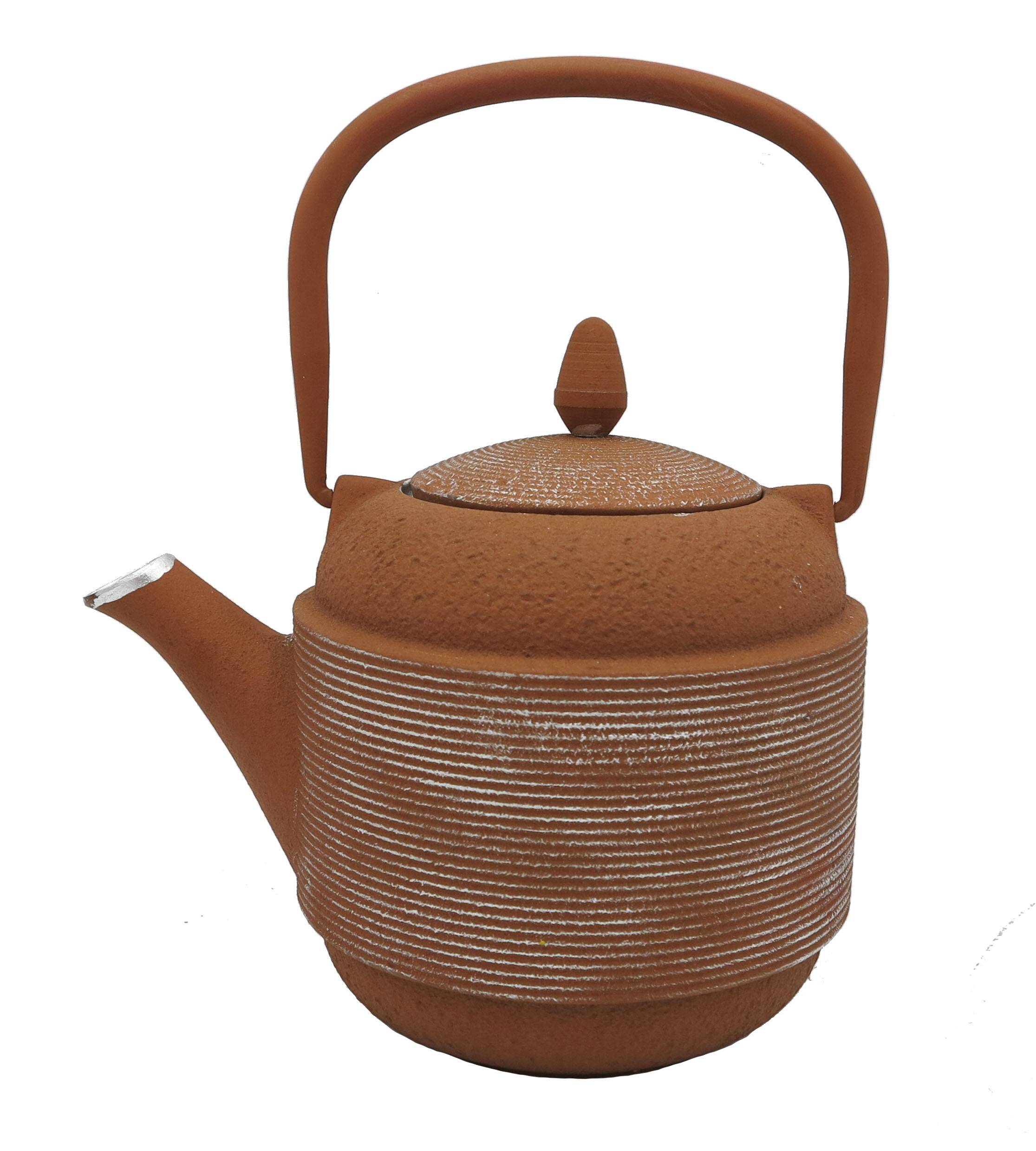 Metal Tea kettle 800ML cast iron enamel coated teapot
