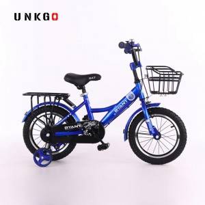 Unkgo Bicycle Children Cartoon Child Bicycle With Box 12 14 16 18 From hebei Factory kids bike for 4-10 year old
