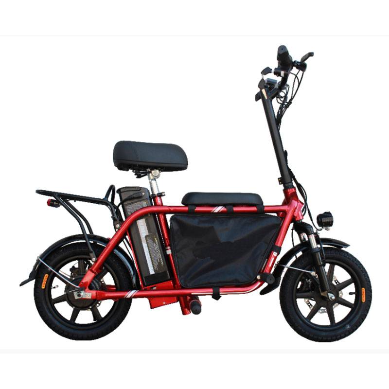 2020 hot selling 14 inch AL Alloy frame 250 W high power motor 48V 1012Ah Lithium battery for adults scooter electric bicycle Featured Image