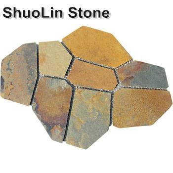 Cheap Driveway Paving Stone/Flagstone Mat Mesh Stone Tile/Flagstone Floor Tile