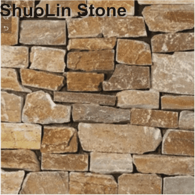 Natural Loose Stone Oyster Split face Loose Stone Veneers for Wall Cladding