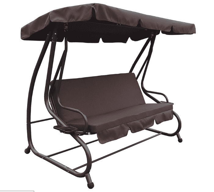 Luxury biservice swing chair swing bed outdoor folding swing rocking chair