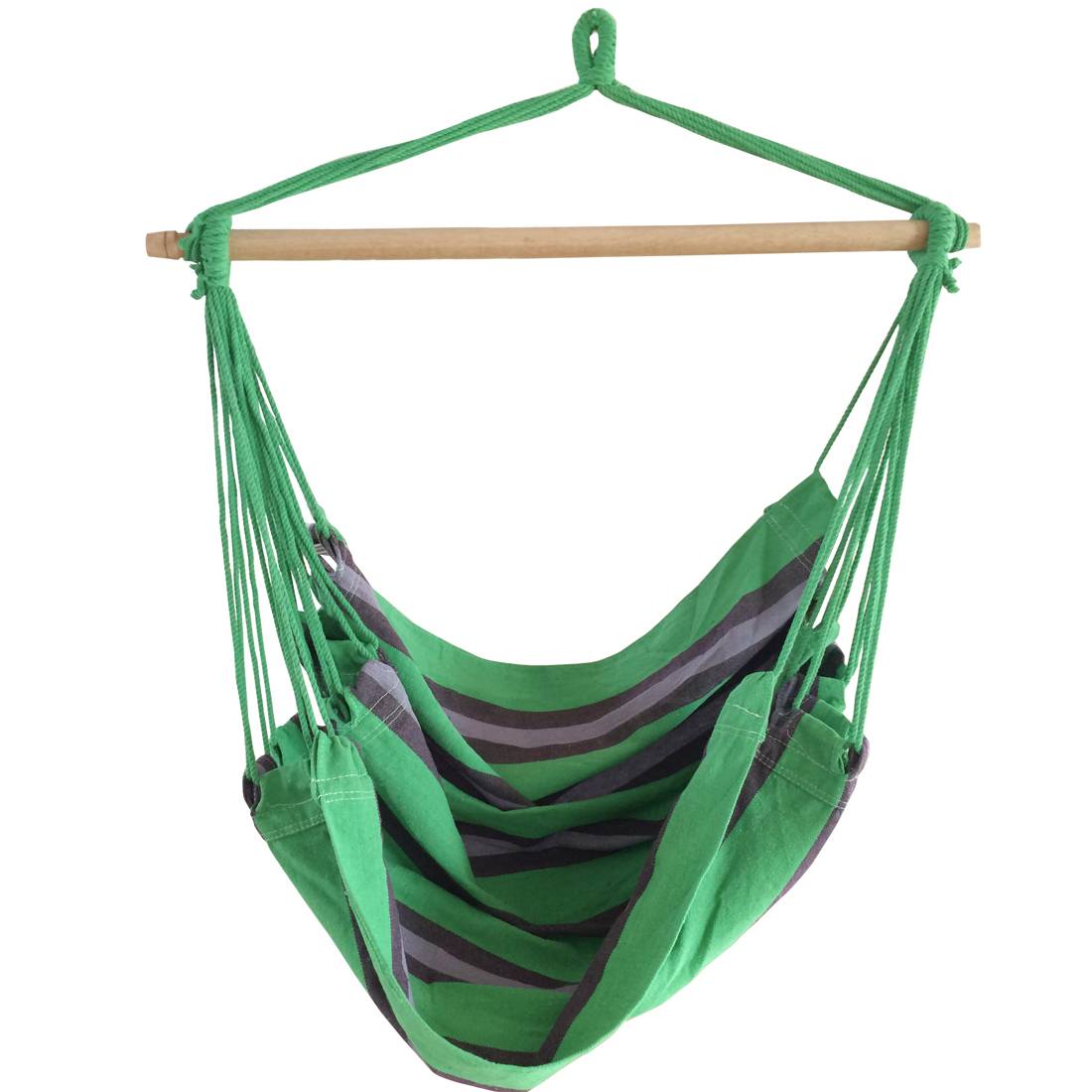 Striped hammock hanging chair without pillows swing hammock chair
