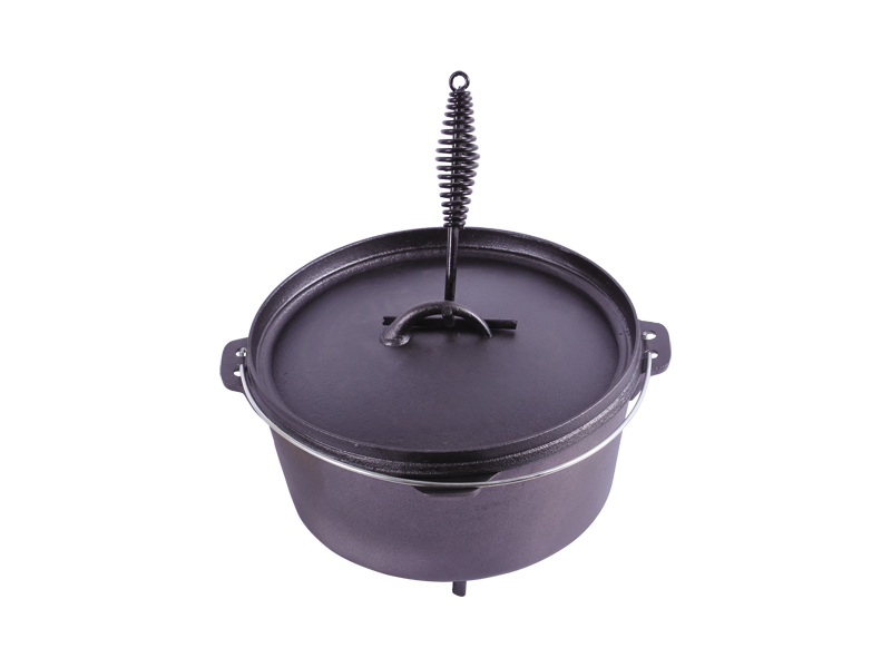 Cast iron camping cookware