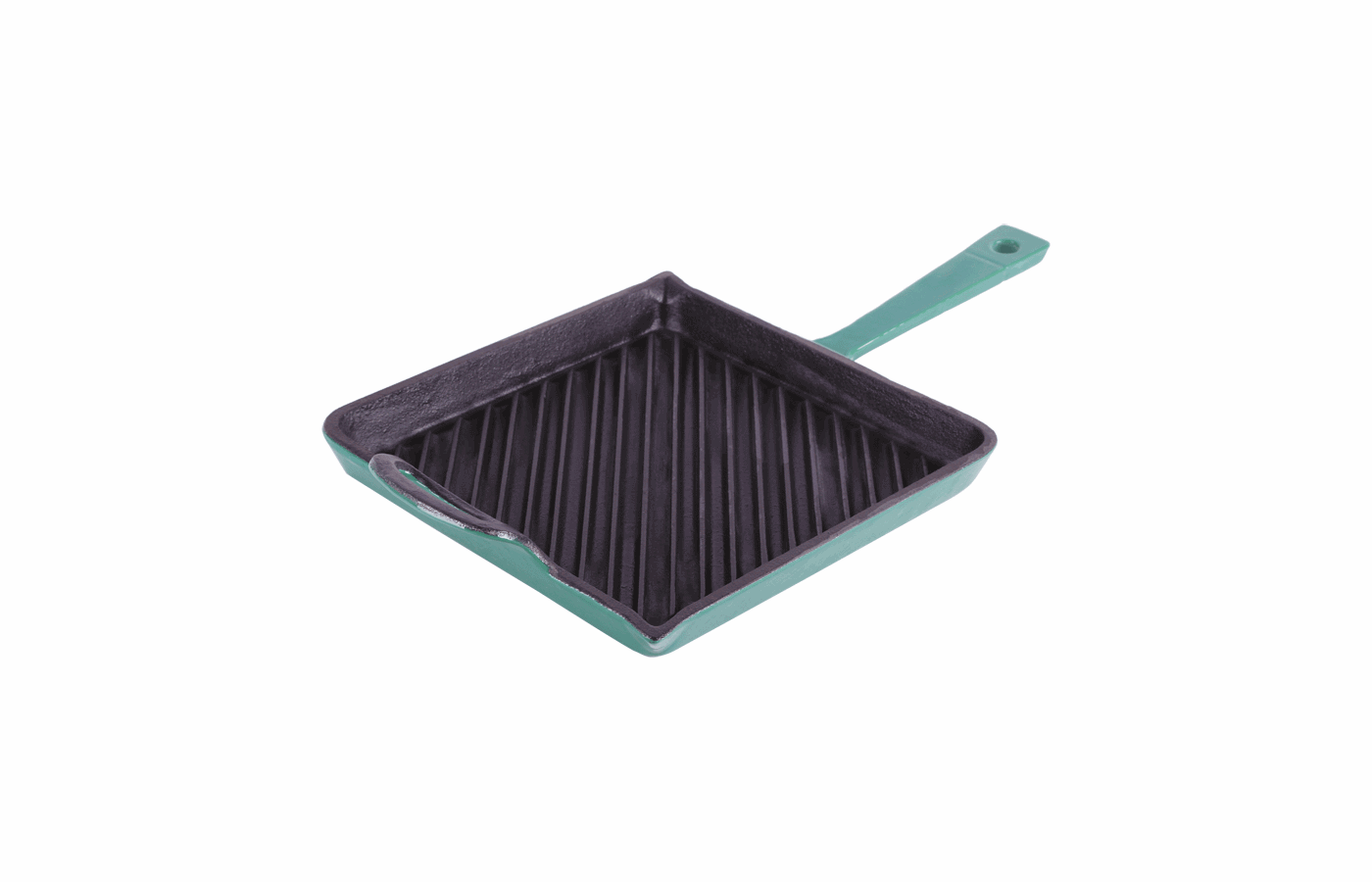 cast iron BBQ grill pans enameled coating