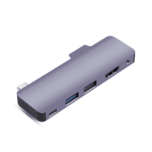 P02 5 IN 1 USB C HUB for iPad Pro with HDMII, 100 W PD, USB2.0 , USB3.0, 3.5mm Jack