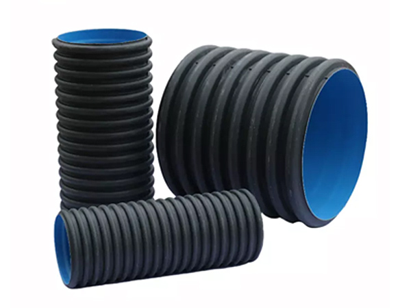 What are the advantages of double-wall corrugated pipes compared to traditional pipes
