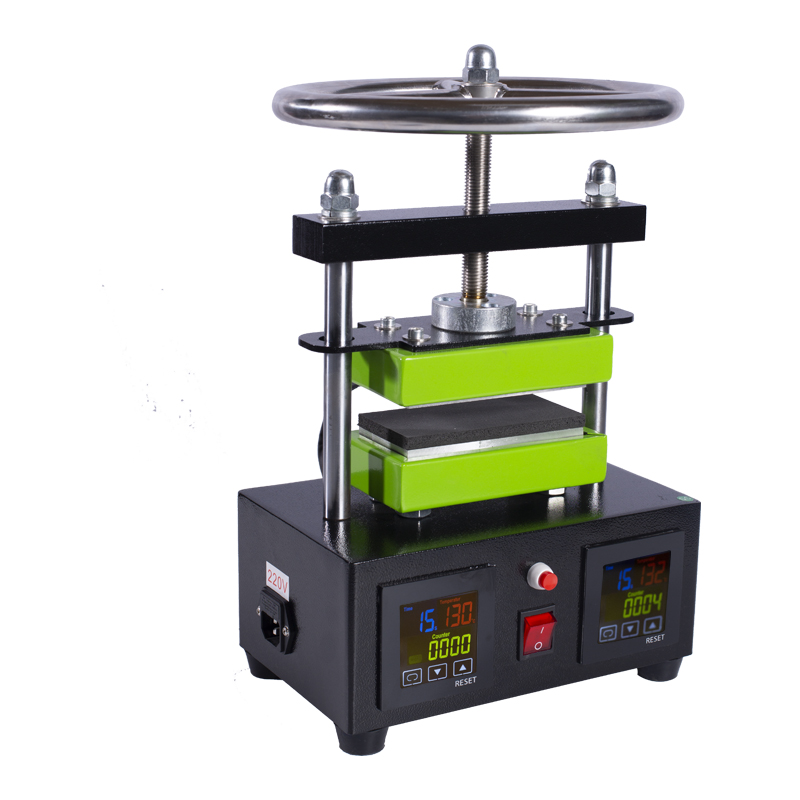 Auplex 2T Oil Extract Rosin Press Manual Dual Heating Plates Rosin Heat Press Machine Featured Image