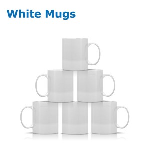 11OZ Sublimation White Mug Grade AAA