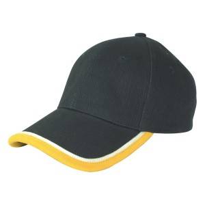 305：contrast trim and piping baseball cap