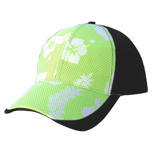 560: flower printing cap, cotton cap,6 panel cap Featured Image