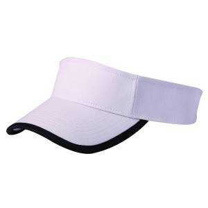 110: visor hat, sun visor with edge on peak