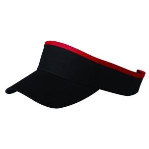 125: sun visor hat with edge