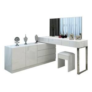 YF-T21 High gloss Large Makeup Vanity +TV stand cabinet