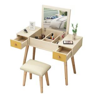 YF-S1 Oak Compact Vanity Table