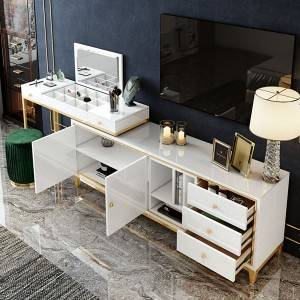 YF-T22  stylish and functional Makeup Vanity +TV stand cabinet