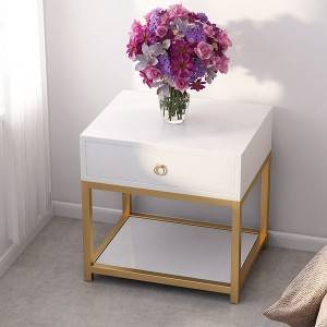 YF-H-201 Home Nightstand Side Table white