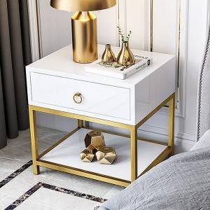 YF-H-201 Home Nightstand Side Table white