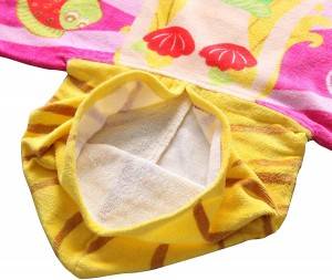 Kids printed Hooded towel, kids Poncho Bath/Beach/Pool Towel, 24″ x 47″
