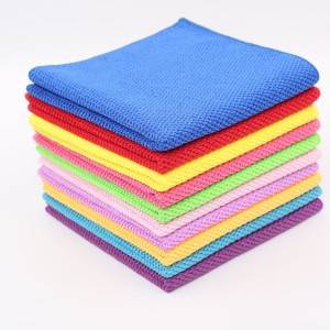 microfiber jacquard washcloth in solid color