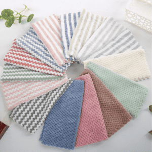 microfiber dish cloth with strong water absorption