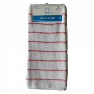 Cotton stripe Kitchen Towel with 4pcs per set