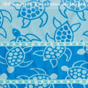 100% Cotton jaquard embossed Beach Towel, large pool towels with Soft Absorbent and Quick Dry Towel
