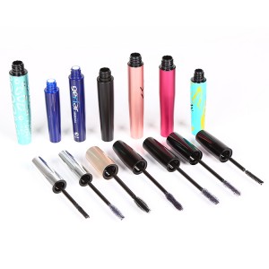 Custom made different shape, color make-up tube packaging.