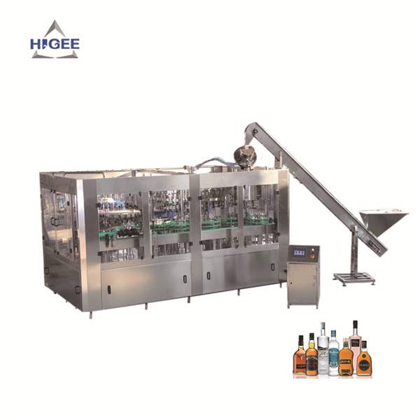 Glass Bottle Liquor filling machine line