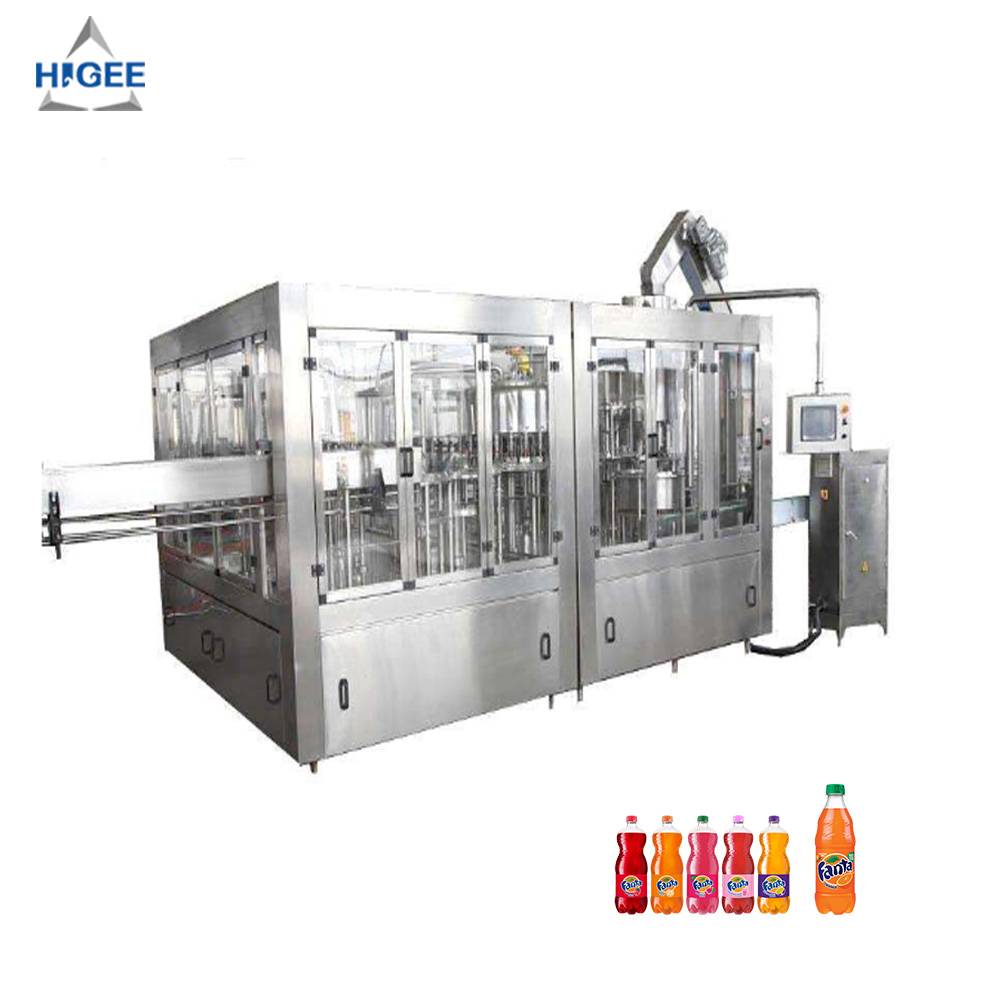Carbonated soft drink filling machine line