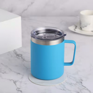 stainless steel vacuum cup with handle